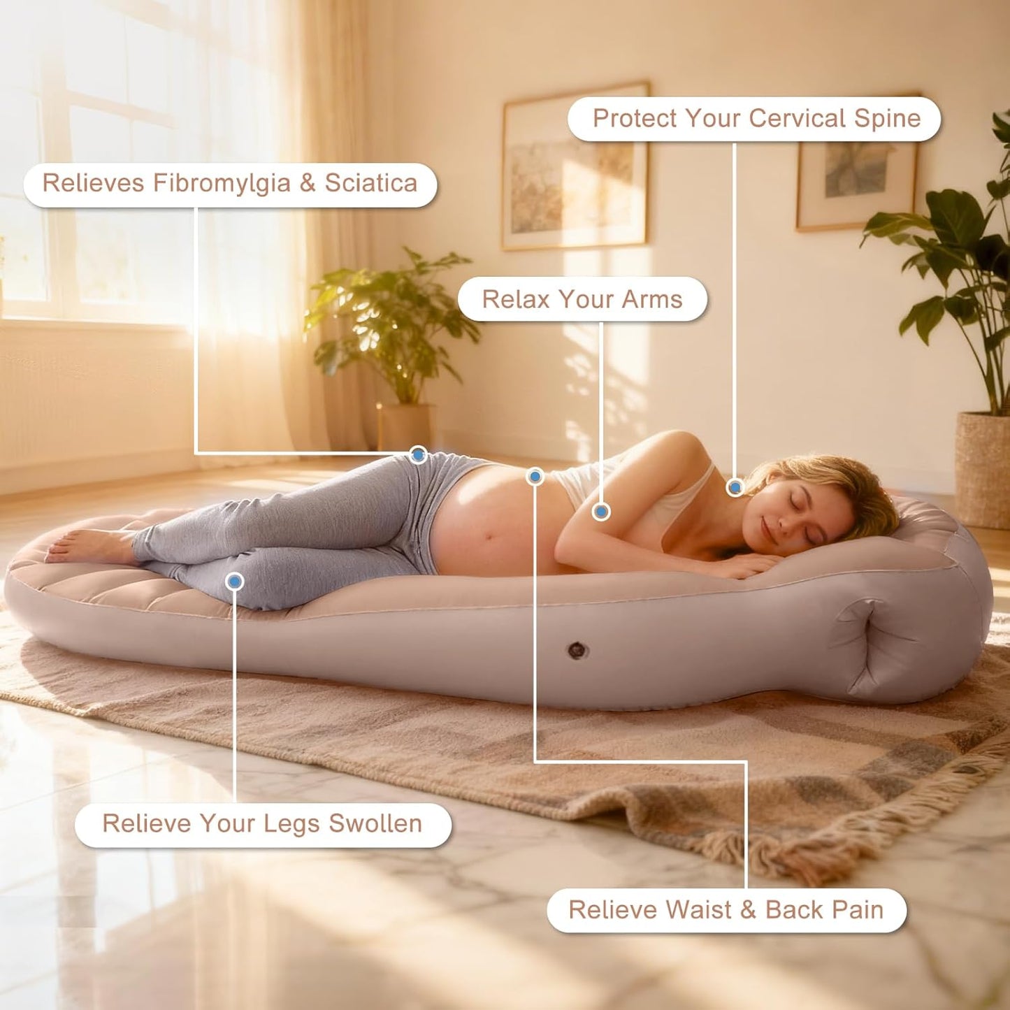 Sharple -  Belly Sleep Pregnancy Pillow