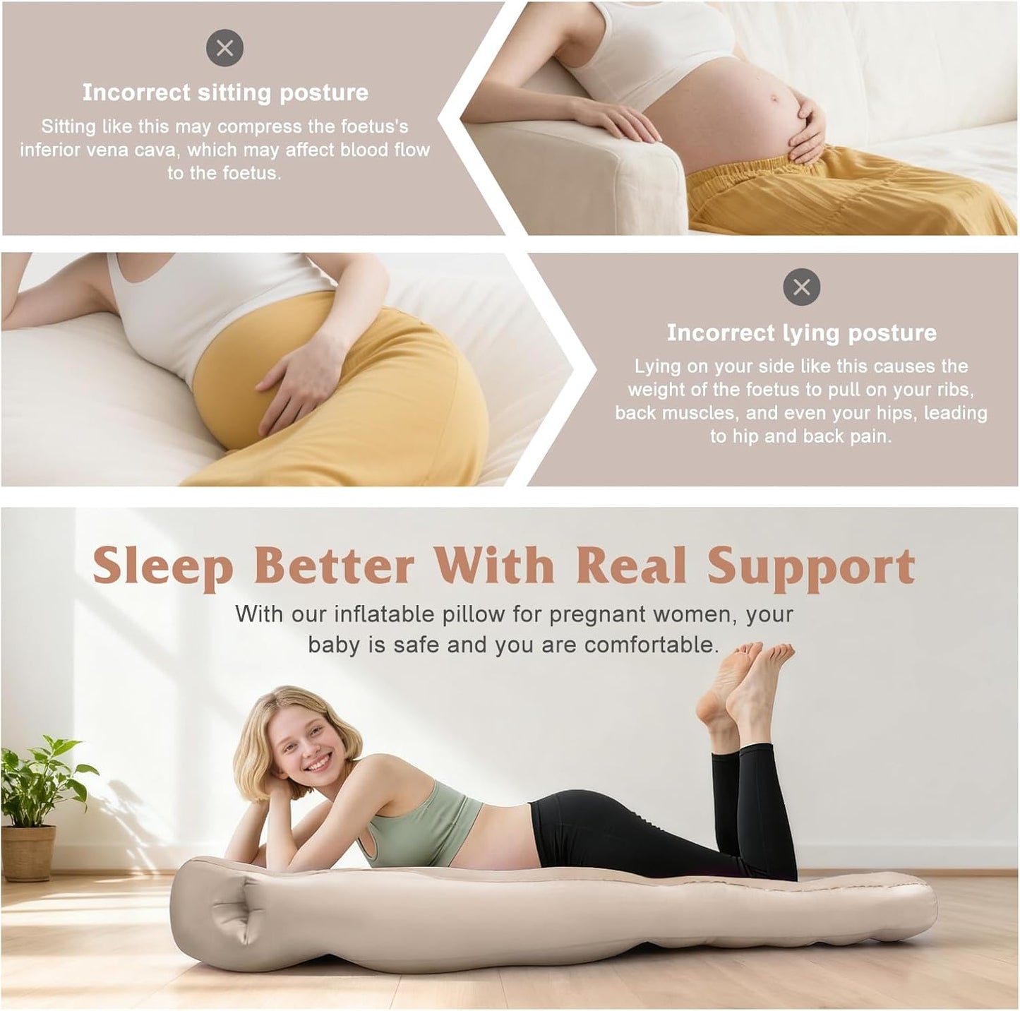 Sharple -  Belly Sleep Pregnancy Pillow