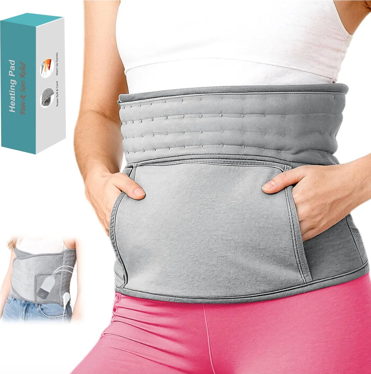 CozyFlow™ — Smart Menstrual Heating Pad Belt